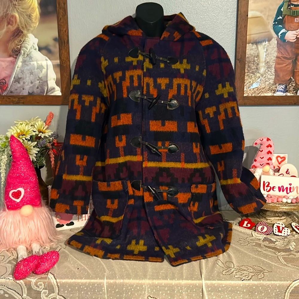 Wool blend Aztec Jacket